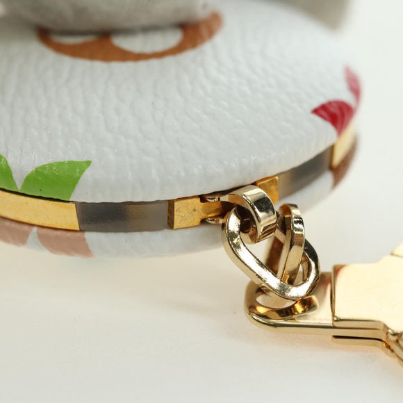 LOUIS VUITTON Monogram Multicolor Astropill Charm White M51911 LV Auth 161336V