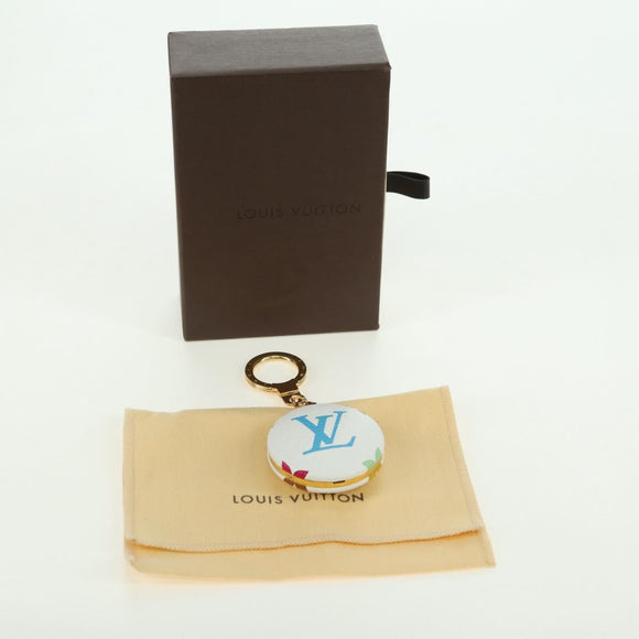 LOUIS VUITTON Monogram Multicolor Astropill Charm White M51911 LV Auth 161336V