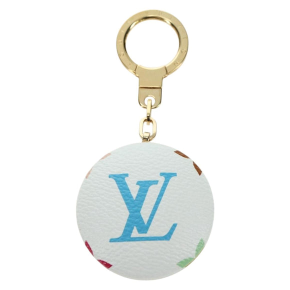 LOUIS VUITTON Monogram Multicolor Astropill Charm White M51911 LV Auth 161336V