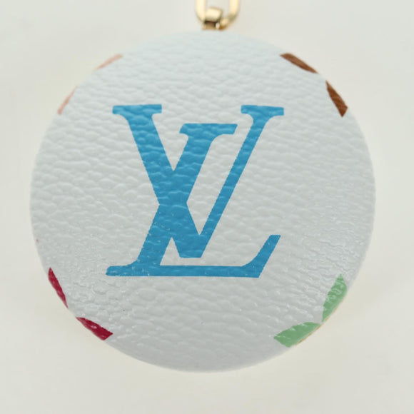 LOUIS VUITTON Monogram Multicolor Astropill Charm White M51911 LV Auth 161336V