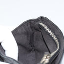 CHANEL Matelasse Coin Purse Lamb Skin Black Silver CC Auth 161338A-18