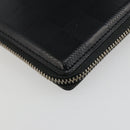 LOUIS VUITTON Damie Grasset Petit Monet Geldbörse Schwarz M92170 LV Auth 161340-16