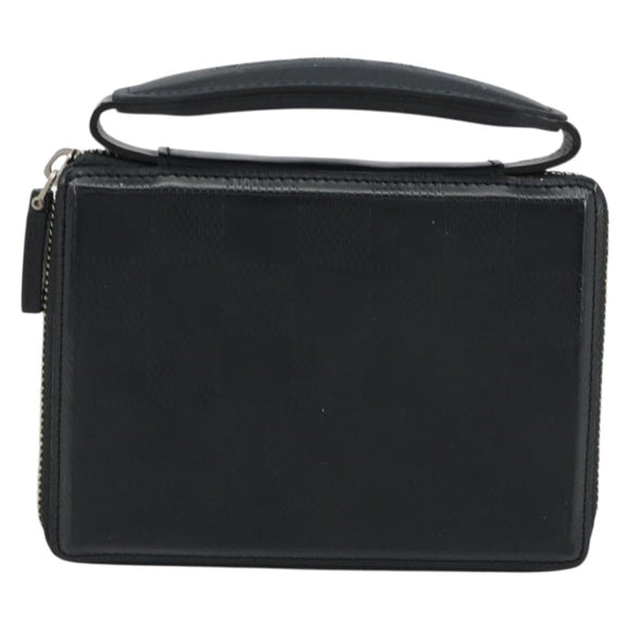 LOUIS VUITTON Damie Grasset Petit Monet Geldbörse Schwarz M92170 LV Auth 161340