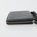 LOUIS VUITTON Damie Grasset Petit Monet Geldbörse Schwarz M92170 LV Auth 161340-3