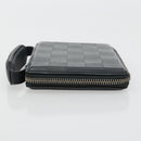 LOUIS VUITTON Damie Grasset Petit Monet Geldbörse Schwarz M92170 LV Auth 161340-4