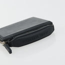 LOUIS VUITTON Damie Grasset Petit Monet Geldbörse Schwarz M92170 LV Auth 161340-7