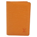 LOUIS VUITTON Epi Organizer De Poch Card Case Orange M6358H LV Auth 161341-13