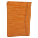 LOUIS VUITTON Epi Organizer De Poch Card Case Orange M6358H LV Auth 161341-2