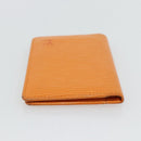 LOUIS VUITTON Epi Organizer De Poch Card Case Orange M6358H LV Auth 161341-5