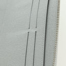 LOUIS VUITTON Monogram White Zippy Organizer Wallet Black M67824 LV Auth 161342M-30