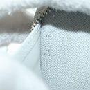 LOUIS VUITTON Monogram White Zippy Organizer Wallet Black M67824 LV Auth 161342M-11