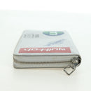 LOUIS VUITTON Monogram White Zippy Organizer Wallet Black M67824 LV Auth 161342M-3
