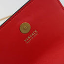 VERSACE Ketting Schoudertasje Leer Rood Goud Orig. 161343A-19
