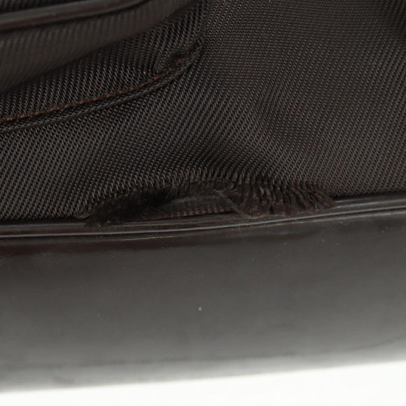 GUCCI Bamboo Backpack Nylon Brown Silver 003 1119 0016 Auth 161351