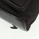 GUCCI Bamboo Backpack Nylon Brown Silver 003 1119 0016 Auth 161351-19
