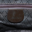 GUCCI Bamboo Backpack Nylon Brown Silver 003 1119 0016 Auth 161351-27