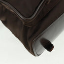 GUCCI Bamboo Backpack Nylon Brown Silver 003 2058 0016 5 Auth 161352-12