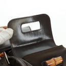 GUCCI Bamboo Backpack Nylon Brown Silver 003 2058 0016 5 Auth 161352-17