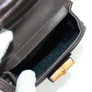 GUCCI Bamboo Backpack Nylon Brown Silver 003 2058 0016 5 Auth 161352-18