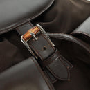 GUCCI Bamboo Backpack Nylon Brown Silver 003 2058 0016 5 Auth 161352-19