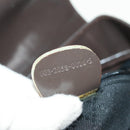 GUCCI Bamboo Backpack Nylon Brown Silver 003 2058 0016 5 Auth 161352-28