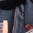 FENDI Zucca Canvas Hand Bag Brown Black Auth 161357-12
