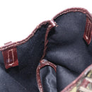 FENDI Zucca Canvas Hand Bag Brown Black Auth 161357-17