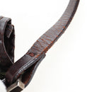 FENDI Zucca Canvas Hand Bag Brown Black Auth 161357-22