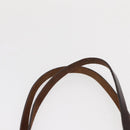 FENDI Zucca Canvas Hand Bag Brown Black Auth 161357-8