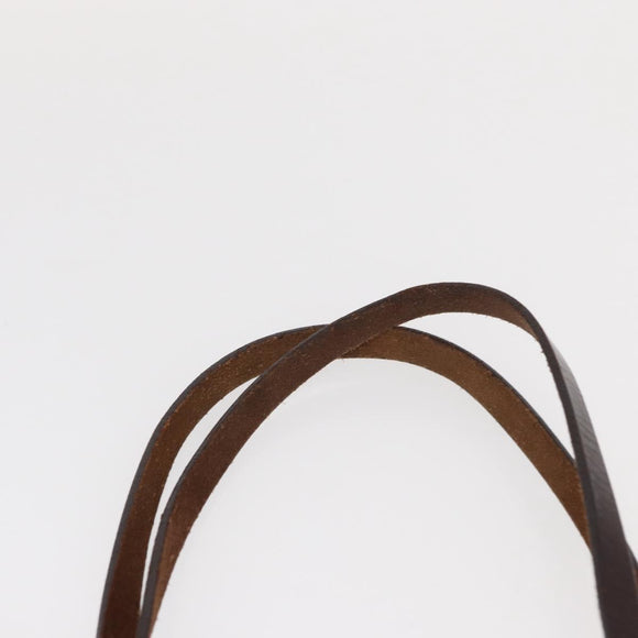 FENDI Zucca Canvas Hand Bag Brown Black Auth 161357