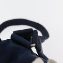 PRADA Backpack Nylon Navy Silver Auth 161363-9
