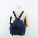 PRADA Backpack Nylon Navy Silver Auth 161363-33