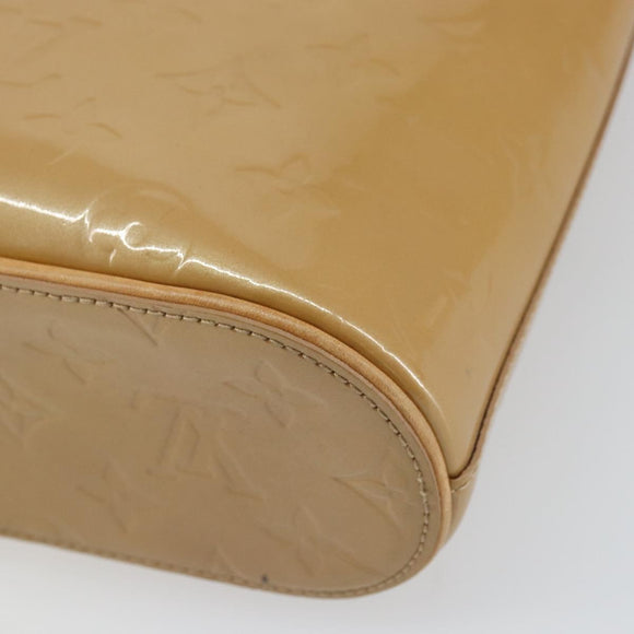 LOUIS VUITTON Vernis Stillwood Vertical Hand Bag Noisette M91364 LV Auth 161365