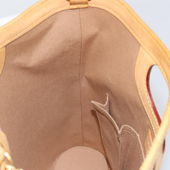 LOUIS VUITTON Vernis Stillwood Vertical Hand Bag Noisette M91364 LV Auth 161365