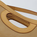 LOUIS VUITTON Vernis Stillwood Vertical Hand Bag Noisette M91364 LV Auth 161365-7