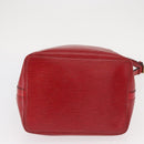 LOUIS VUITTON Epi Petit Noe Shoulder Bag Red M44107 LV Auth 161368-6