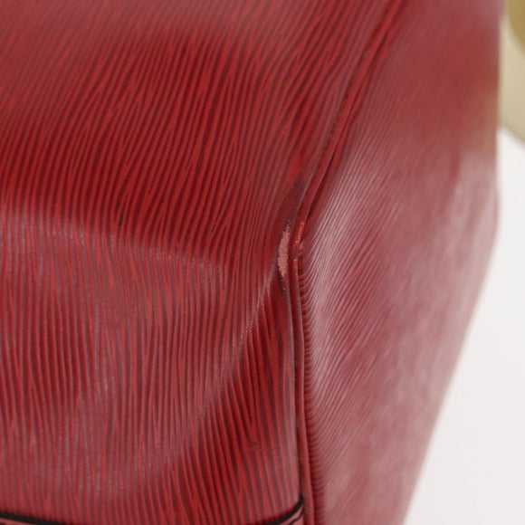 LOUIS VUITTON Epi Petit Noe Shoulder Bag Red M44107 LV Auth 161368