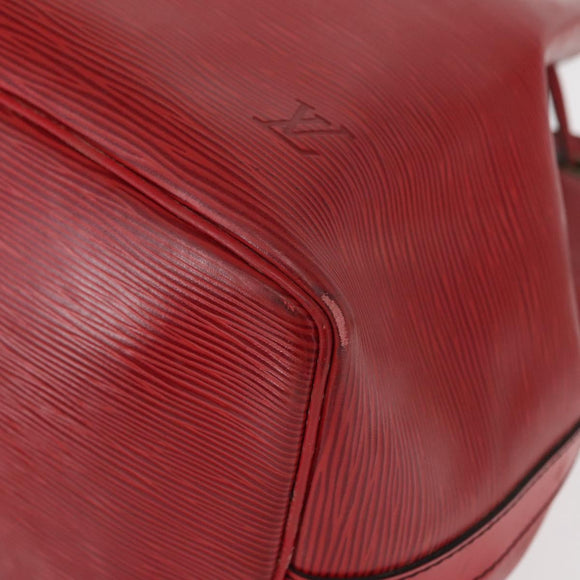 LOUIS VUITTON Epi Petit Noe Shoulder Bag Red M44107 LV Auth 161368