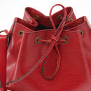 LOUIS VUITTON Epi Petit Noe Shoulder Bag Red M44107 LV Auth 161368-18