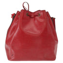 LOUIS VUITTON Epi Petit Noe Shoulder Bag Red M44107 LV Auth 161368-2