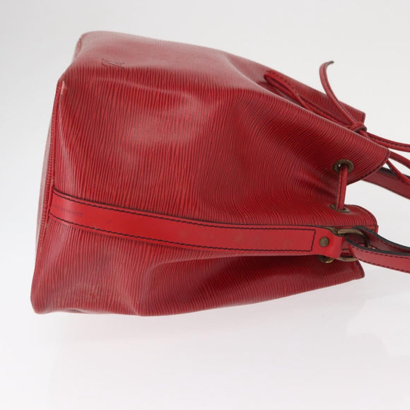 LOUIS VUITTON Epi Petit Noe Shoulder Bag Red M44107 LV Auth 161368