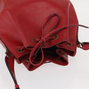 LOUIS VUITTON Epi Petit Noe Shoulder Bag Red M44107 LV Auth 161368-7