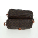 LOUIS VUITTON Monogram Saumur 35 Shoulder Bag M42254 LV Auth 161371-7