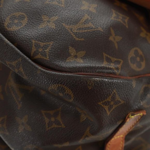 LOUIS VUITTON Monogram Saumur 35 Shoulder Bag M42254 LV Auth 161371