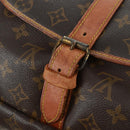 LOUIS VUITTON Monogram Saumur 35 Shoulder Bag M42254 LV Auth 161371-24
