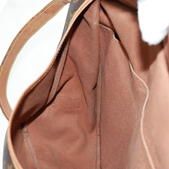 LOUIS VUITTON Monogram Saumur 35 Shoulder Bag M42254 LV Auth 161371