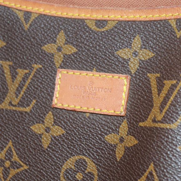 LOUIS VUITTON Monogram Saumur 35 Shoulder Bag M42254 LV Auth 161371
