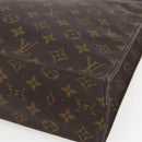 LOUIS VUITTON Monogram Sac Plat Hand Bag M51140 LV Auth 161376-9