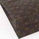 LOUIS VUITTON Monogram Sac Plat Hand Bag M51140 LV Auth 161376-16
