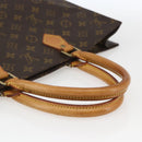 LOUIS VUITTON Monogram Sac Plat Hand Bag M51140 LV Auth 161376-7
